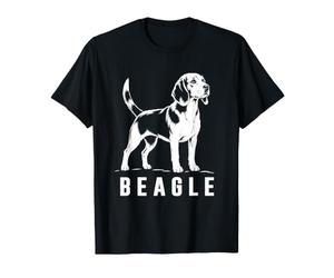 Beagle Dog Outline Loyal Hound Canine Lover T-Shirt