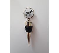 Beagle Dog Polished Metal Wine Bottle Stopper Ideal Birthday Keepsake Gift N643
