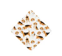 Beagle Dog Printing 10 Pcs Car Air Fresheners Cards For Scented Hanging Sheets For Bathroom With Rope