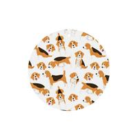 Beagle Dog Printing 10 Pcs Car Air Fresheners Cards For Scented Hanging Sheets For Bathroom With Rope