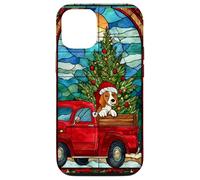 Beagle Dog Red Truck Christmas Holiday Art Case for iPhone 12/12 Pro
