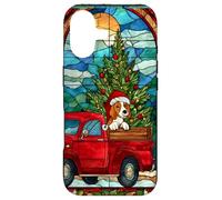 Beagle Dog Red Truck Christmas Holiday Art Case for iPhone 17