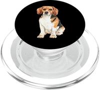 Beagle Dog Watercolor PopSockets PopGrip for MagSafe
