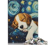 Beagle Dogs 500 Piece Jigsaw Puzzles for Adults | | Family Fun Jigsaws Puzzles for Adults Gifts Intellectual Games 500pcs (52x38cm)