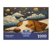 Beagle Dogs Jigsaw Puzzles for Adults Gifts 1000 Pieces Fun Challenging Home Decoration Brainteasing Animal Jigsaw Puzzle for Women Men Adult 70x50cm/1000pcs
