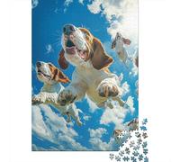 Beagle Dogs Puzzles Jigsaw Puzzle 1000 Pieces for Adults Creative Jigsaw Puzzles Difficult Puzzle Challenging Game Gift Toys Teens Family Puzzles 1000pcs (75x50cm)