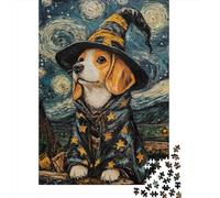 Beagle Dogs Puzzles Jigsaw Puzzle 500 Pieces for Adults Creative Jigsaw Puzzles Difficult Puzzle Challenging Game Gift Toys Teens Family Puzzles 500pcs (52x38cm)