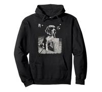 Beagle Drinking Iced Coffee Funny Animal Dog Meme Humor Pullover Hoodie