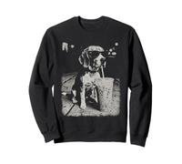Beagle Drinking Iced Coffee Funny Animal Dog Meme Humor Sweatshirt