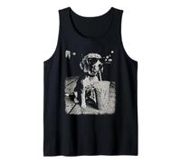 Beagle Drinking Iced Coffee Funny Animal Dog Meme Humor Tank Top