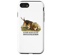 Beagle Every Walk Is An Investigation Funny Dog Lover Case for iPhone SE (2020) / 7/8
