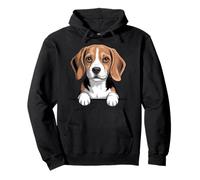Beagle Funny Peeking Pocket Puppy Dog Lover Pullover Hoodie