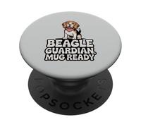 Beagle Guardian Dad Beagle Mom Parent Beagle Coffee PopSockets Adhesive PopGrip