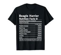 Beagle Harrier Nutrition Facts Funny Dog T-Shirt
