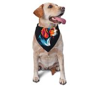 Beagle In The Style Printed Graphic Pet Triangle Scarf For Dogs & Cats, Adjustable Cute Pet Bandana For & Photo Shoots