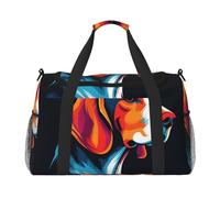 Beagle in The Style Waterproof Weekender Bags Duffel Bag Large Carry On Hand Luggage Bags Foldable Tote Bag for Travel Sports Gym Dance