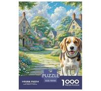 Beagle Jigsaw Puzzle Adult And Children 1000 Jigsaws Educational Games Gifts Fun Activity for Home Birthday Jumbo for Boys And Girls 70x50cm/1000pcs