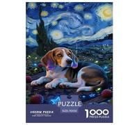 Beagle Jigsaw Puzzles for Adults Educational Game The Impossible Challenge 1000 Pieces Difficult Hard Jigsaw Puzzles for Man And Woman with Letters on Back 70x50cm/1000pcs