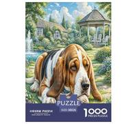 Beagle Jigsaw Puzzles Puzzles for Adults Kids. 1000 Piece Whimsical Challenge Toy Educational Games Home Decoration for Educational Games Gifts 38x26cm/1000pcs