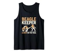 Beagle Keeper Always On The Trail Dog Lover Tank Top
