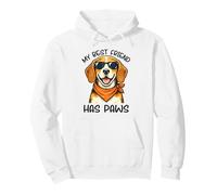 Beagle My Best Friend Has Paws Dog Lover Cute Graphic Pullover Hoodie