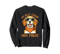 Beagle My Best Friend Has Paws Dog Lover Cute Graphic Sweatshirt