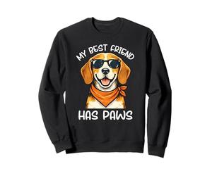 Beagle My Best Friend Has Paws Dog Lover Cute Graphic Sweatshirt