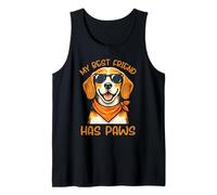 Beagle My Best Friend Has Paws Dog Lover Cute Graphic Tank Top