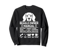 Beagle Owner Manual Beagle Dog Lover Funny Sweatshirt