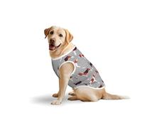 Beagle Patterns Casual Pet Sleeveless T-Shirt Dog Vest, Printed Soft Cotton Pet Clothes Breathable T-Shirt Large Dog (3xl-5xl)
