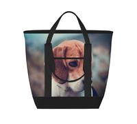 Beagle Puppy Dogs Pets Beagle,Lunch Bags Large Capacity Insulated Tote Bag For Women Men Work Picnic Travel