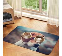 Beagle Puppy Dogs Pets Beagle,Waterproof Pet Feeding Mat,PU Leather Placemats for Cat Dog Water Bowl,Food Mats,30x45cm