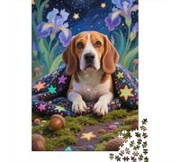 Beagle Revealed in 1000 Pieces - Premium Wooden Puzzle for An Educational And Fun Family Time for Adults