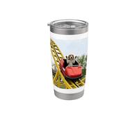 Beagle Rollercoaster Stainless Steel Insulated Tumbler