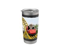 Beagle Rollercoaster Stainless Steel Insulated Tumbler