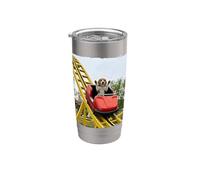 Beagle Rollercoaster Stainless Steel Insulated Tumbler