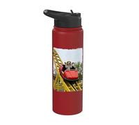 Beagle Rollercoaster Stainless Steel Insulated Water Bottle