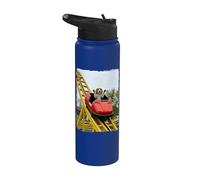 Beagle Rollercoaster Stainless Steel Insulated Water Bottle