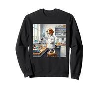 Beagle Scientist Dog Laboratory Experiment Scene Sweatshirt
