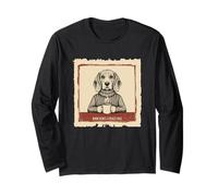 Beagle Sweater Coffee Vintage Weird Dog Long Sleeve T-Shirt