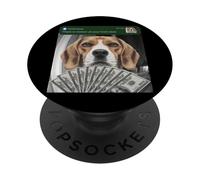 Beagle There Is Motion At Your Front Door Dog Silly PopSockets Adhesive PopGrip