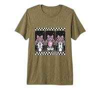 Beagle Trio Coquette Bow Bubblegum Retro Premium T-Shirt