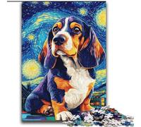 Beagle Under The Night Sky 2000 Piece Jigsaw Puzzles for Teenagers Gifts, for And 14 Years And over Brainteaser Family Games Christmas Birthday Gifts (70x100cm)
