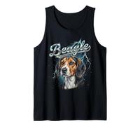 Beagle Vintage 90s Dog Lover 80's Beagle Owner Men Women Tank Top