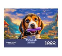 BeaglePremium 1000-Piece Jigsaw Puzzles for Adults Offering A Challenging Educational Games Experience - A Perfectly Suited Gift for Adults And Kids Age 12 Years And Up to Explore Together 52x38cm/10