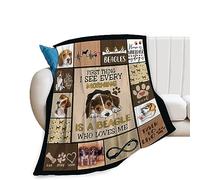 Beagles Blanket Gifts for Dog Lovers - Fuzzy Plush Fleece Throw Blanket Super Soft Cozy Warm Beagle Stuffed Animal Decor for Girls Boys Kids Women 40"X50"