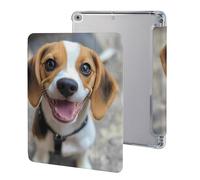 Beagles Dog Cute Tablet Case with Pencil Holder Lightweight Hard Protective Cover Compatible with iPad 9th/ 8th/ 7th