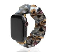 Beagles Dog Printed Scrunchie Watch Band Compatible with IWatch Soft Elastic Replacement Straps