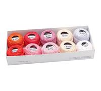 BEAHING 10PCS Pearl Cotton Thread Size 8, 5g, 131ft, 100% Cotton, Crochet, Embroidery, Cross Stitch, Needlepoint, Gift for Crafters