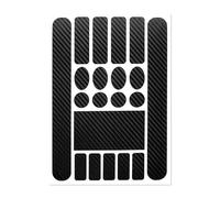 BEAHING 1pc Bike Frame Protection Sticker, Bicycle Chainstay Stickers Bike Chain Protective Tape Bikes Decal Sticker for Mountain, Road Bikes (Carbon Black)